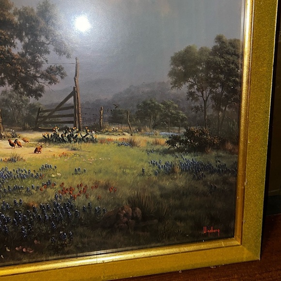Vintage Windberg Rustic Farm Landscape Art - Picture 3 of 10